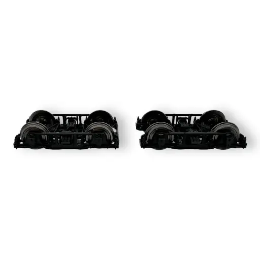 [REXB102C01] Set de deux bogies Y23 A - Noir - REE Modèles XB102C01