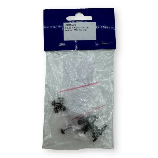 [REXB15002] Set de deux bogies Y24 - Gris ardoise - REE Modèles XB15002 - N 1/160