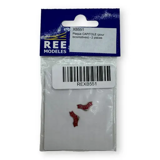 [REXB551] Plaque Capitole pour locomotive (x2) - REE Modèles XB551