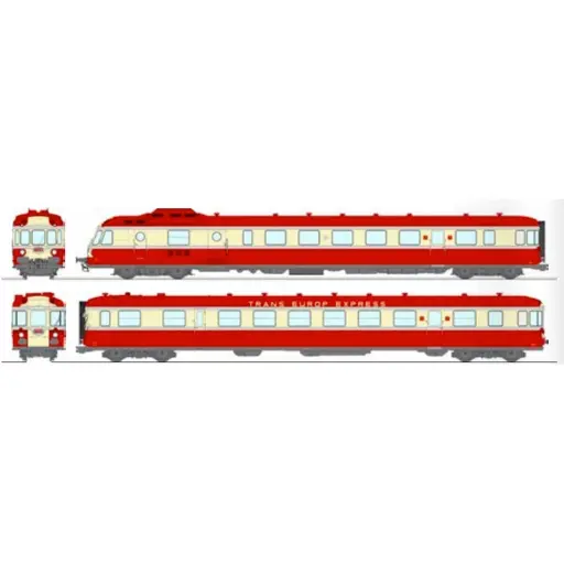[REMB258S] Autorail diesel RGP 1 X-2779 - Ree Modèles MB258S - HO 1/87 - SNCF/TEE - Ep III/IV - Digital sound - 2R