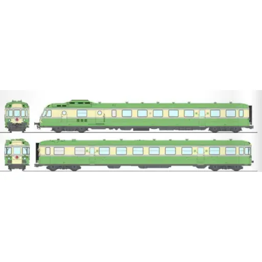 [REMB259SAC] Autorail diesel RGP 1 X-2728 - Ree Modèles MB259SAC - HO 1/87 - SNCF/TEE - Ep III/IV - Digital sound - 3R