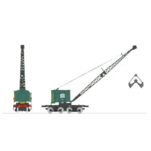 [REWB793] Grue Bondy sur bogie région Nord - Ree Modèles WB793 - HO 1/87 - SNCF - 2R