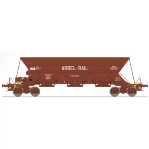 [REWB860] Wagon trémie ex type 1 « Arbel-Rail » - Ree Modèles WB860 - HO 1/87 - SNCF - Ep IV - 2R