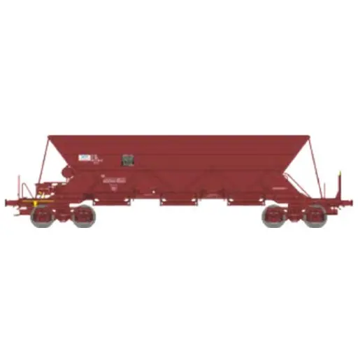[REWB866] Wagon trémie ex type 2 « TRANORD » - Ree Modèles WB866 - HO 1/87 - SNCF - Ep V/VI - 2R