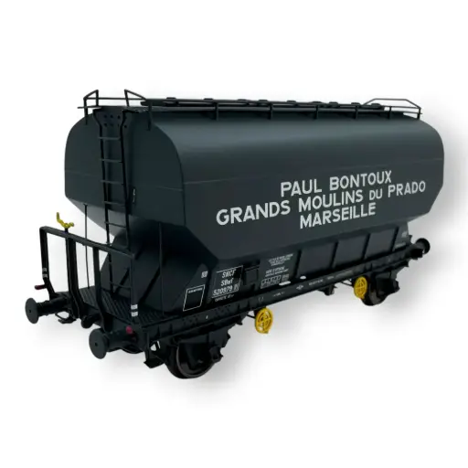 [REWB881] Wagon céréalier FAUVET-GIREL « GRANDS MOULINS du PRADO » - Ree Modèles WB881 - HO 1/87 - SNCF - Ep III - 2R