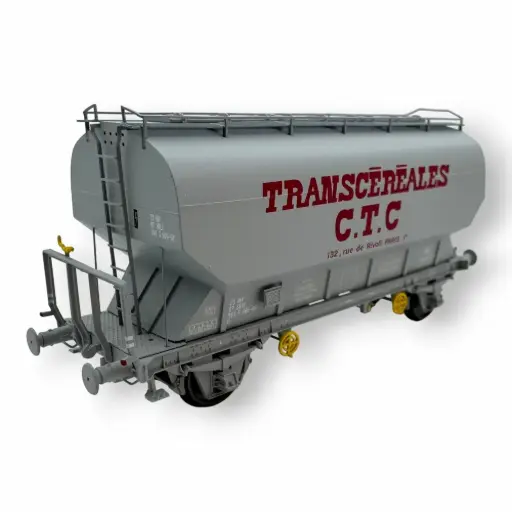 [REWB883] Wagon céréalier FAUVET-GIREL TRANSCEREALES « CTC » - Ree Modèles WB883 - HO 1/87 - SNCF - Ep IV/V - 2R