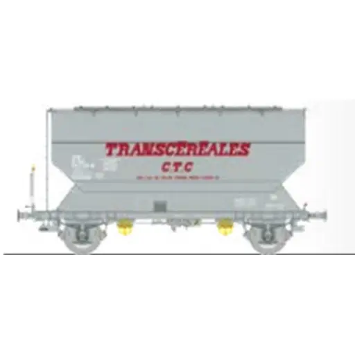 [REWB884] Wagon céréalier FAUVET-GIREL TRANSCEREALES « CTC » - Ree Modèles WB884 - HO 1/87 - SNCF - Ep IV/V - 2R