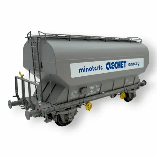 [REWB888] Wagon céréalier FAUVET-GIREL « MINOTERIE CLECHET ANNECY » - Ree Modèles WB888 - HO 1/87 - SNCF - Ep III - 2R