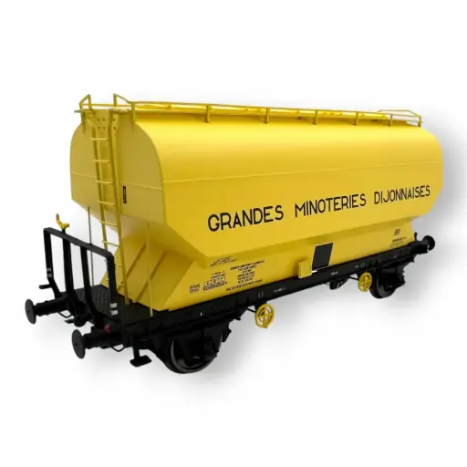[REWB891] Wagon céréalier FAUVET-GIREL « GRANDES MINOTERIES DIJONNAISES » - Ree Modèles WB891 - HO 1/87 - SNCF - Ep IV-V - 2R