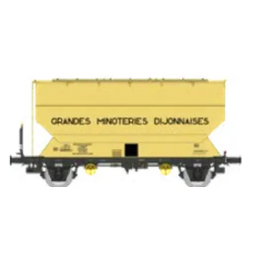 [REWB891] Wagon céréalier FAUVET-GIREL « GRANDES MINOTERIES DIJONNAISES » - Ree Modèles WB891 - HO 1/87 - SNCF - Ep IV/V - 2R