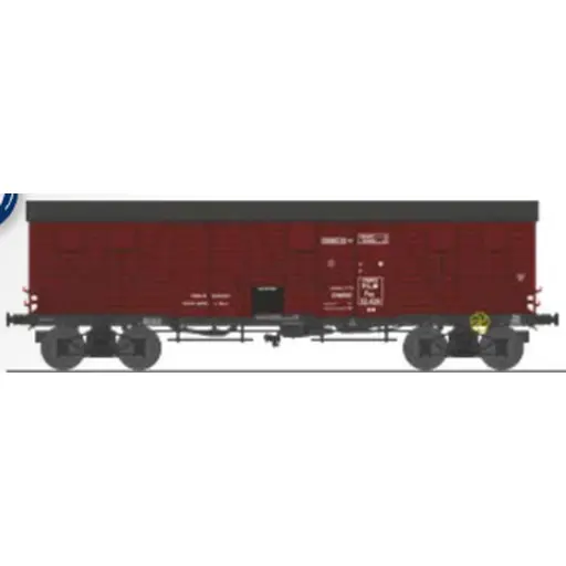 [REWB906] Wagon tp couvert pour primeurs 4 portes - Ree Modèles WB906 - HO 1/87 - PLM - Ep II - 2R