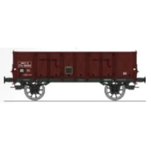 Wagon Tombereau Pocher Ho 1/87 ATSF Charbon 7941 Marron - Bon état Sans Boîte
