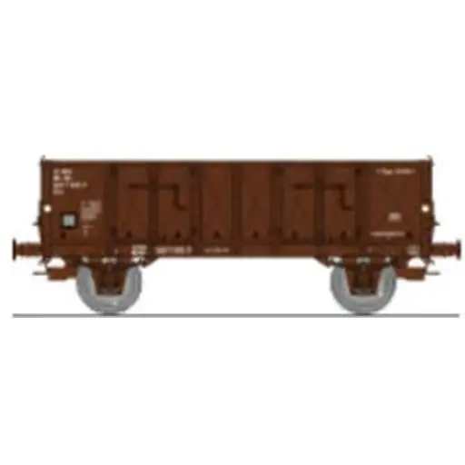 [REWB925] Wagon tombereau Ludwigshafen caisse métallique N°21 88 520 7 632-0 - Ree Modèles WB925 - HO 1/87 - SNCB - Ep IV - 2R