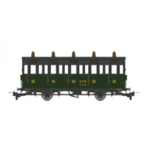 [REVM041] Voiture voyageurs « Cage à poule » N°1803 - Ree Modèles VM041 - HOe/HOm 1/87 - CFD - Ep II/III - 2R