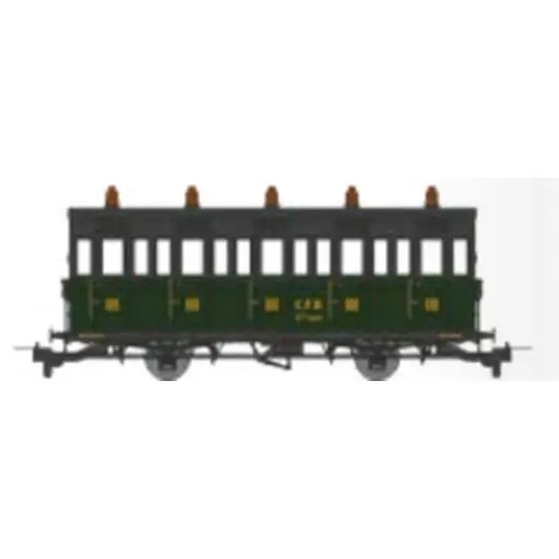 [REVM042] Voiture voyageurs « Cage à poule » N°1805 - Ree Modèles VM042 - HOe/HOm 1/87 - CFD - Ep II/III - 2R