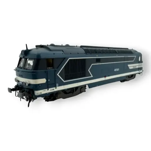[REMB246] Locomotive diesel BB 67321 CHAMBERY - Bleue Logo Nouille - Ree Modèles MB246 - SNCF - HO 1/87 - EP. V - Analogique - 2R
