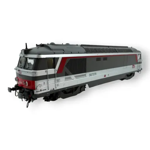 [REMB247] Locomotive diesel BB 67379 CHAMBERY - MULTISERVICE Logo Camillon - Ree Modèles MB247 - SNCF - HO 1/87 - EP. VI - Analogique - 2R