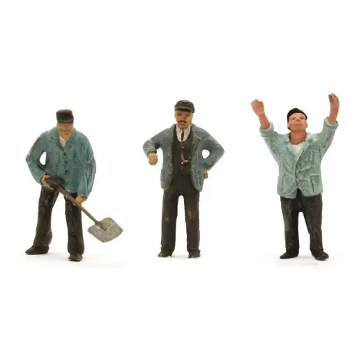 [AR387.177] Personnel de la locomotive à vapeur « Willem Ryersma » - Artitec 387.177 - HO 1/87