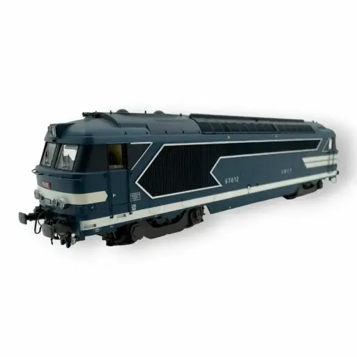 [REMB245S] Locomotive diesel BB 67012 NEVERS Bleue origine - Ree Modèles MB245S - SNCF - HO 1/87 - EP. IV - Digital Sound fumigène - 2R