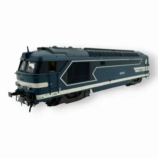[REMB246S] Locomotive diesel BB 67321 CHAMBERY - Bleue Logo Nouille - Ree Modèles MB246S - SNCF - HO 1/87 - EP. V - Digital Sound fumigène - 2R