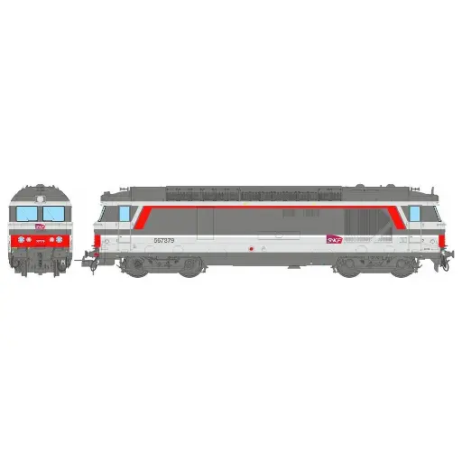 [REMB247S] Locomotive diesel BB 67379 CHAMBERY - MULTISERVICE Logo Camillon - Ree Modèles MB247S - SNCF - HO 1/87 - EP. VI - Digital Sound fumigène - 2R