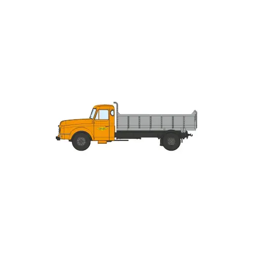 [RECB195] Camion Willeme Benne Haute « COLAS » - Ree Modèles CB195 - HO 1/87