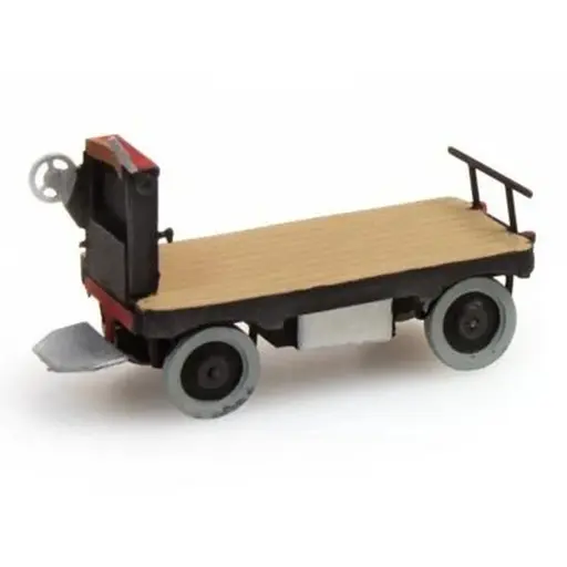 [AR387.31-BK] Chariot à bagages électrique - Noire - Artitec 387.31-BK - HO 1/87