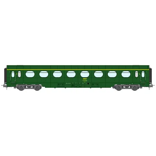 [REVB501] Voiture voyageurs Allégée ÉTAT "Saucisson", A8, vert 301 - Ree Modèles VB501 - SNCF - HO 1/87 - EP. IV - 2R