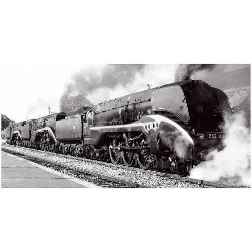 [RE232S03] Locomotive à vapeur 232-S - Ree Modèles 232S03 - HO 1/87 - SNCF - Ep III - Analogique - 2R
