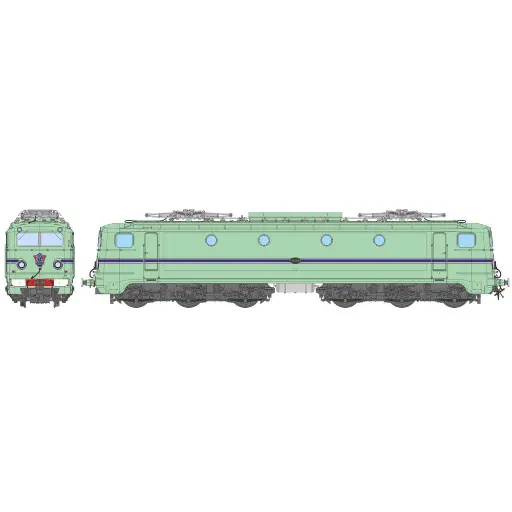[RENS1300-1S] Locomotive électrique série 1300 N°1302, livrée vert turquoise origine - Ree Modèles NS1300-1S - HO 1/87 - NS - Ep III - Digital sound - 2R