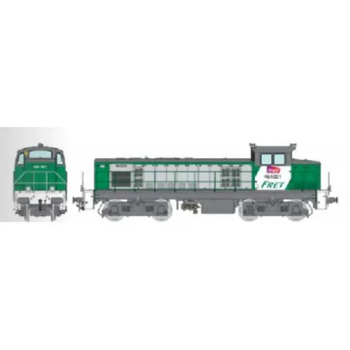 [REJM022S] Locomotive diesel BB 64021 FRET - REE JM022S - SNCF - HO 1/87 - EP VI - 2R - DCC SON