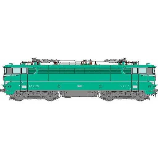 [REMB252S] Locomotive électrique BB 25236 - REE MB252S - SNCF - HO 1/87 - EP IV-V - 2R - DCC SON