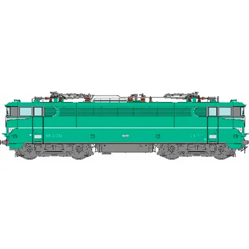 [REMB252SAC] Locomotive électrique BB 25236 - REE MB252SAC - SNCF - HO 1/87 - EP IV-V - 3R - DCC SON