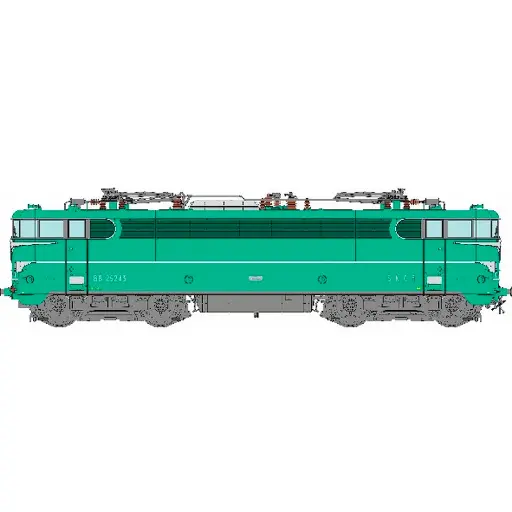 [REMB253s] Locomotive électrique BB 25243 - REE MB253S - SNCF - HO 1/87 - EP IV - 2R - DCC SON