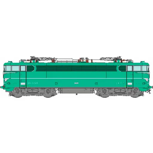 [REMB253SAC] Locomotive électrique BB 25243 - REE MB253SAC - SNCF - HO 1/87 - EP IV - 3R - DCC SON