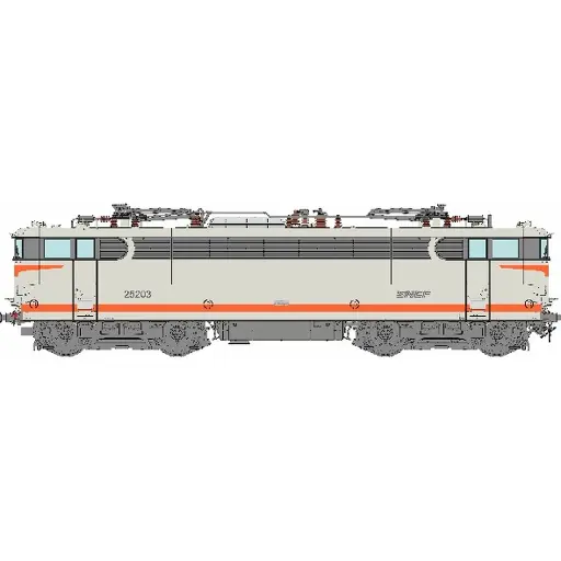 [REMB254] Locomotive électrique BB 25203 - REE MB254 - SNCF - HO 1/87 - EP V - 2R - ANALOGIQUE