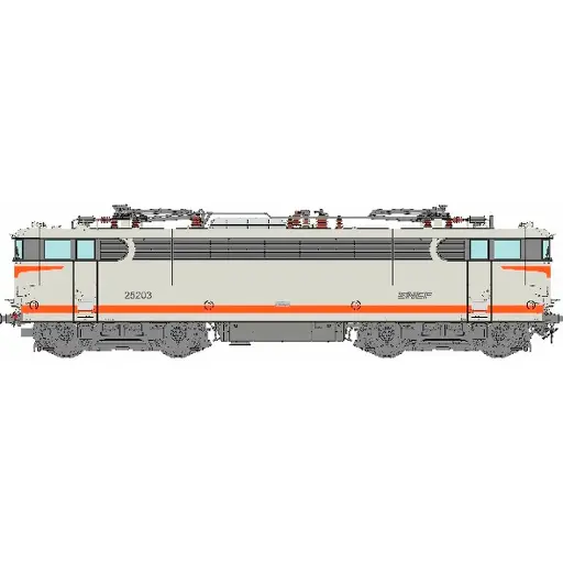[REMB254S] Locomotive électrique BB 25203 - REE MB254S - SNCF - HO 1/87 - EP V - 2R - DCC SON