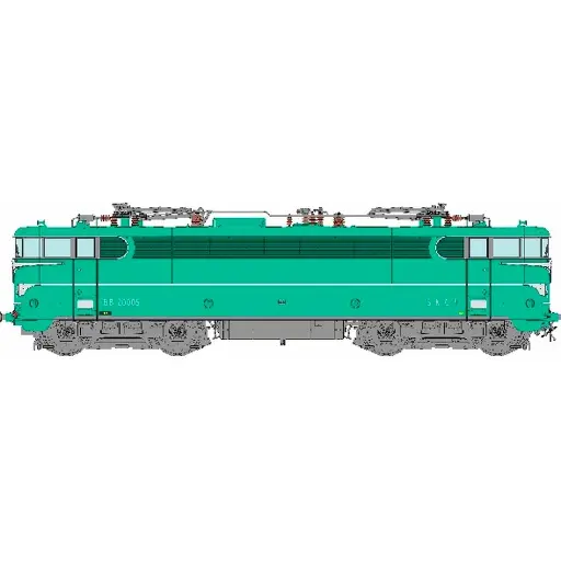 [REMB256S] Locomotive électrique BB 20005 Prototype - REE MB256S - SNCF - HO 1/87 - EP III-IV - 2R - DCC SON