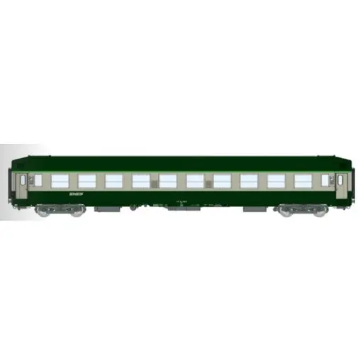 [REVB485] Voiture UIC couchettes B10 - REE VB485 - SNCF - HO 1/87 - EP V