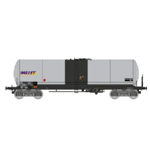[REWB942] Wagon citerne ANF "MILLET" - REE WB942 - SNCF - HO 1/87 - EP V-VI