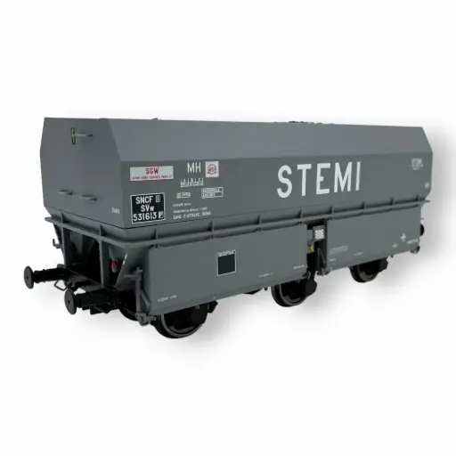[REWB962] Wagon coke MH45 « STEMI » - REE WB962 - SNCF - HO 1/87 - EP III