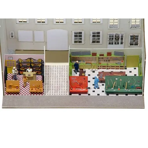 [REAME003] Murs et cloisons (commerces) (à découper) - Régions et Compagnies AME003 - HO 1/87