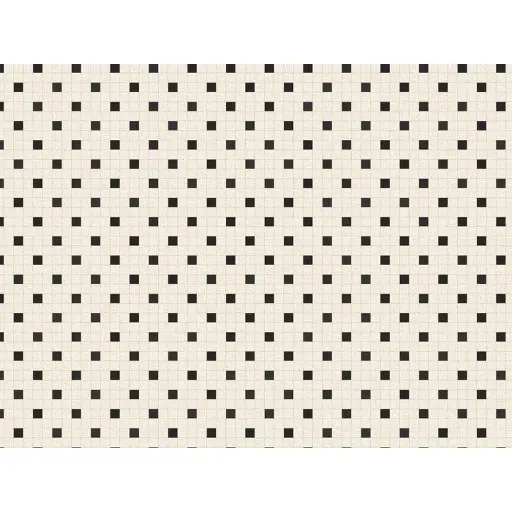 [REMAT015] Carrelage en damier noir et blanc - Régions et Compagnies MAT015 - HO 1/87