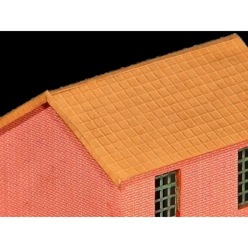 [REMAT027] Tuiles flamandes (carton gaufré) - Régions et Compagnies MAT027 - HO 1/87