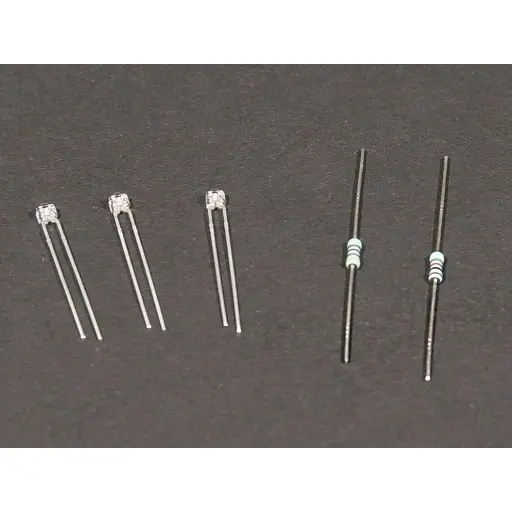 [REMAT031] Set d’éclairage intérieur (3 LED + résistances) - Régions et Compagnies MAT031 - HO 1/87