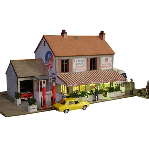 [REQUA019] Restaurant “Les Routiers” “La Bonne Étape” - Régions et Compagnies QUA019 - HO 1/87