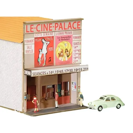 [REVIL002] Immeuble droit (Le-Ciné-Palace) - Régions et Compagnies VIL002 - HO 1/87