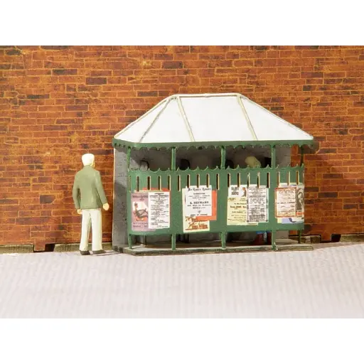 [REVIL025] Vespasienne murale (quatre décorations au choix) - Régions et Compagnies VIL025 - HO 1/87