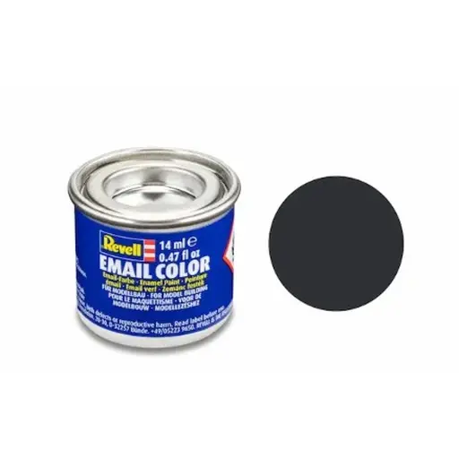 [RERV32109] Peinture Émail Revell Anthracite Mat RAL 7021, 14 ml - REVELL 32109