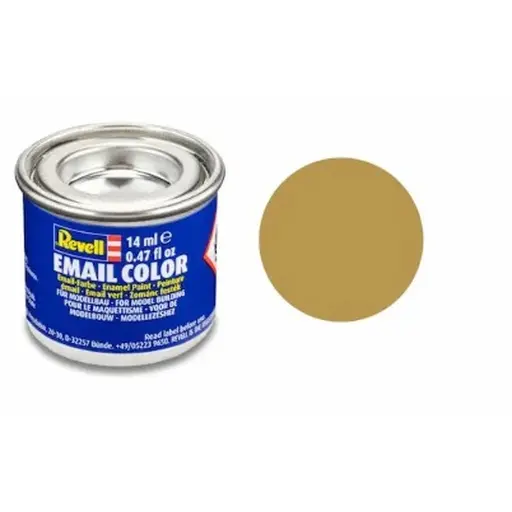 [RERV32116] Peinture Émail Revell Sable Mat RAL 1024, 14ml - Revell 32116